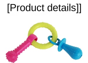 Juguete ecológico para mordedura de perro de peluche, palo de molienda transfronterizo con pegamento para mordedura no malo, Material de goma y algodón para suministros para mascotas - Product Image 3