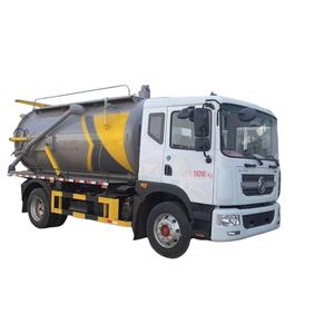 Melhor Dongfeng 12 CBM Diesel Esgoto Caminhão De Sucção Transmissão Manual EURO 5 Emissão 125KW Motor Vacuum Truck Esgoto Scavenger - Product Image 1