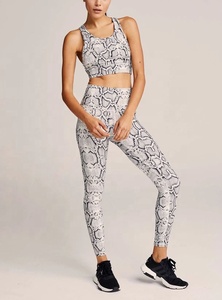 Hot Sale <strong>Snake</strong> Skin Nylon Digital <strong>Print</strong> High Waist <strong>Leggings</strong> Yoga Bra Exercise Sportswear <strong>Leggings</strong> - Product Image 4