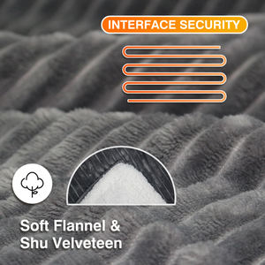 Manta Eléctrica Térmica con 5 Niveles de Temperatura, Tamaño Individual, para Cama - Product Image 3