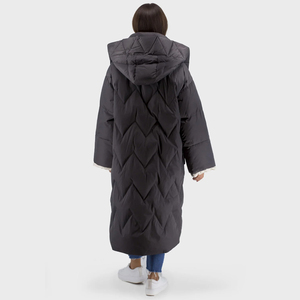 Chaqueta de Plumón Clásica Larga para Mujer, Informal, de Invierno, de Alta Calidad, Larga, Holgada, de Plumón de Pato para Mujer - Product Image 2