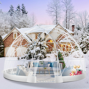 Personalizzabile 4m giardino trasparente esterno Igloo cupola <span class=keywords><strong>tenda</strong></span> semplice stile 8m bolla geodetica Igloo per resort e <span class=keywords><strong>tenda</strong></span> fiera - Product Image 3
