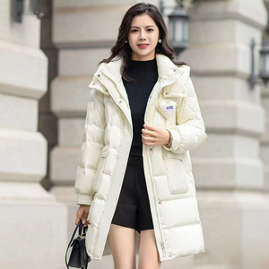 Veste d'hiver légère en duvet d'<span class=keywords><strong>eider</strong></span> pour femme, grande taille, qualité supérieure, fabriquée en Chine - Product Image 3