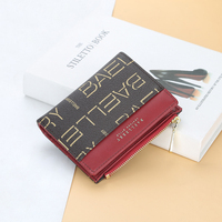 Baellerry Band Pergelangan Tangan Wanita, Tas Tangan Mini Dompet Koin Motif Huruf Kecil Modis Desain Baru