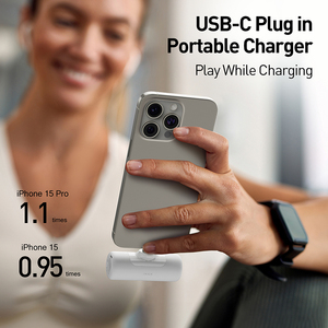 <span class=keywords><strong>IWALK</strong></span> Extreme Tiny 4500mAh 15W Cargador de Teléfono USB-C de Carga Rápida, Cargador Universal Portátil Mini Delgado con Banco de Energía Inalámbrico - Product Image 6