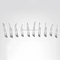 Lames de scalpel jetables en acier au carbone et en acier inoxydable Xingcheng, 100 pièces