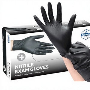 Wholesale Black Powder Free Latex <b>Gloves</b> Medium High Quality Household Disposable <b>Gloves</b> for Summer Winter Fall Cleaning - Product Image 3