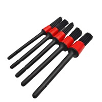 5 pièces Auto nettoyage tableau de bord sortie d'air brosse outils voiture détaillant ensemble en plastique accessoires de lavage de voiture