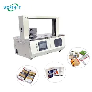 Desktop PP And Paper Roll Tape Automatic Paper Banding Machine
