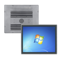 PC Todo en Uno de 15.6 Pulgadas 1080P con Montaje en Pared, Pantalla Táctil de Marco Abierto, PC con Windows 7/8/10, Computadora Industrial