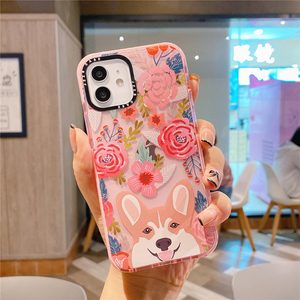 Funda de teléfono de TPU con impresión de cámara personalizada, cubierta a prueba de <span class=keywords><strong>golpes</strong></span> de doble Color para IPhone 12 6,<span class=keywords><strong>7</strong></span> - Product Image 6