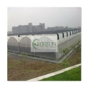 Agricultural Tunnel Retractable Triangle Roof Walk-In Farming Tomatoes Shade Net Greenhouse For Sale