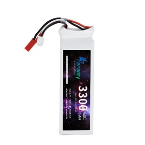 Batterie au lithium polymère 2S 7.4V 3300mAh 60C RC C Racing rechargeable, accessoires pour quadrotor - Product Image 3