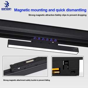 Pista de luz magnética de fácil instalación a <span class=keywords><strong>precio</strong></span> de fábrica para sistema de luz de pista magnética interior - Product Image 5