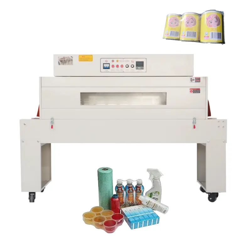 Tự động tăm nhiệt sealers hộp carton xách tay Mỹ phẩm thu nhỏ bao bì máy đóng gói tự động nước giải khát 5030 nước