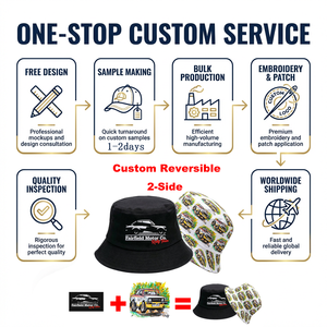 Chapeau Bob en Coton Lavé 100% Personnalisable avec Logo, en Denim Unisexe Pliable, Protection Solaire, Style Européen et Américain, Idéal pour Pêcheurs et Activités de Plein Air - Vente en Gros - Product Image 2