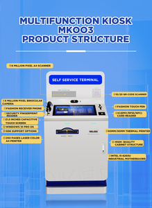 Ker tùy chỉnh tự phục vụ thanh toán thiết bị đầu cuối <span class=keywords><strong>kiosk</strong></span> Máy in hóa đơn RFID Đầu đọc thẻ QR Mã máy ảnh ATM SDK chức năng - Product Image 5