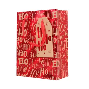크리스마스 종이 가방 크리스마스 사탕 선물 패턴 네오프렌 파우치 가방 크리스마스 화환 저장 가방
