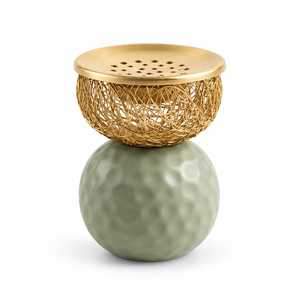 Decorative <b>Silver</b> Metal Incense <b>Burner</b> Holder for Home Temple Meditation Yoga and Luxury Interior Decoration - Product Image 3