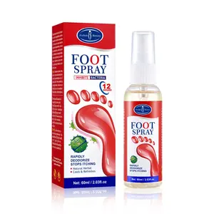 Spray per piedi a base di erbe naturale deodorare rapidamente arresta il prurito rinfresca