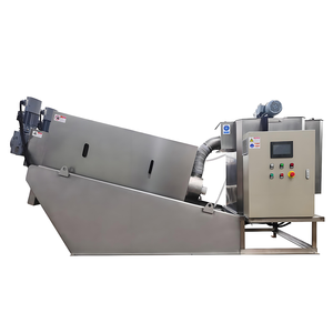 स्टेनलेस स्टील कीचड़ डीवॉशिंग मशीन स्क्रू प्रेस अपशिष्ट जल उपचार संयंत्र कीचड़ डीहाइड्रेटर कुशल - Product Image 5