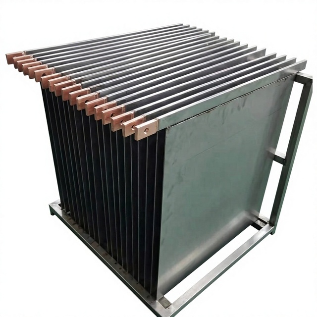 Custom Processing AATi Brand Pure Titanium Gr2 Cathode Plate Electrolytic Copper Composite Welding 2mm Cutting Bending