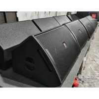 Système de moniteur de scène professionnel T15M, haut-parleur de moniteur, Audio haut de gamme, passif bidirectionnel, 15 '', bois noir, 60 Sono Dj