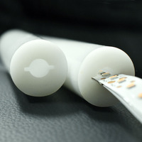 Diffuseur à 360 degrés, Tube néon LED, diamètre de 22mm, tuyau Flexible en Silicone, Extrusions pour 8/10mm de largeur de Pcb
