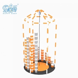 Mur d'escalade commercial intérieur pour parc à thème, structure de jeu pour enfants avec toboggan – Vente chaude - Product Image 3