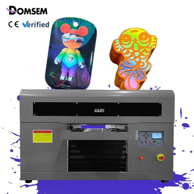 3360 UV Flatbed Printer Dual Print Heads Inkjet Printer 3D Textured Raised Embossed Printing Machine A3 Upgraded Version