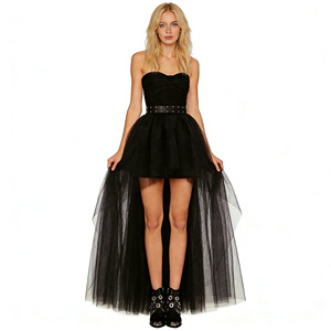 <span class=keywords><strong>Gonna</strong></span> Tutu Nera da Donna Bestseller, <span class=keywords><strong>Gonna</strong></span> da Festa/Ballo Sexy con Orlo Asimmetrico e Svolazzante a Trapezio - Product Image 5