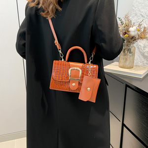 PU Pocket Bag Women 2026 Winter New Women's Shoulder Bag with a <strong>Small</strong> <strong>Purse</strong> - Product Image 3