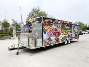קרוואן מזון עם חדר אמבטיה משאית אוכל תקן ארה "ב בגודל הגדול סין או משאית מזון קבב - Product Image 4