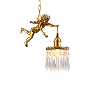<span class=keywords><strong>Cupidon</strong></span> européen Ange suspendu lampe unique petite lampe de chevet en cristal lampe danoise suspension d'escalier pour îlot de cuisine - Product Image 6