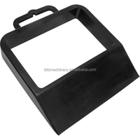 Cale de roue industrielle grande capacité en caoutchouc noir pour transpalette, modèle BTB-WH, marque BTB