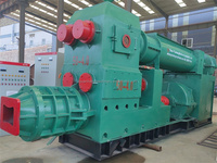Ligne de production de machines à briques en terre cuite entièrement automatiques avec extrudeuse sous vide pour la fabrication de briques en argile rouge à vendre