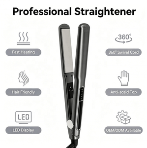 Plancha <span class=keywords><strong>de</strong></span> <span class=keywords><strong>Pelo</strong></span> Nano Plástica <span class=keywords><strong>de</strong></span> 450 Grados, Uso Profesional en Salón, Plancha <span class=keywords><strong>de</strong></span> <span class=keywords><strong>Pelo</strong></span> <span class=keywords><strong>de</strong></span> Alta Temperatura con Pantalla LED, Venta al Por Mayor - Product Image 4