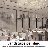 Système de cloisons modulaires pliables modernes pour hôtels commerciaux, salles de banquet, murs mobiles opérationnels, structure en métal MDF, épaisseur 18-22 mm