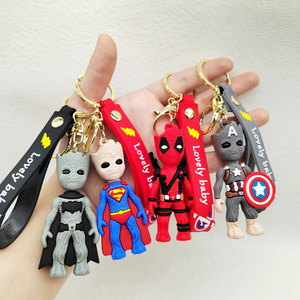 Date 3D <span class=keywords><strong>Porte</strong></span>-clés Belle Bande Dessinée Marvel <span class=keywords><strong>Groot</strong></span> <span class=keywords><strong>Porte</strong></span>-clés Enfants Cadeau <span class=keywords><strong>Porte</strong></span>-clés De Voiture <span class=keywords><strong>Clé</strong></span> Poupée Anti-Perdu Accessoires Sac À Dos Pendentif - Product Image 1