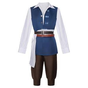 Medieval Vintage Brown Coat Jack Sparrow Cosplay Costume Unisex Halloween Renaissance Pirate <b>Gothic</b> Steampunk <b>Jacket</b> Dresses TV - Product Image 5