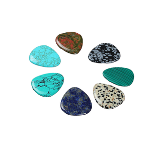 Accessoires de collier de <span class=keywords><strong>grattoir</strong></span> en pierre semi-précieuse gravée personnalisée <span class=keywords><strong>pour</strong></span> <span class=keywords><strong>guitare</strong></span> acoustique électrique - Product Image 5