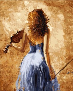 Fai da te dipingi <span class=keywords><strong>con</strong></span> i numeri per adulti pittura murale per la decorazione domestica pittura <span class=keywords><strong>con</strong></span> i numeri pittura moderna ballerina ragazza ballerina coppia - Product Image 4