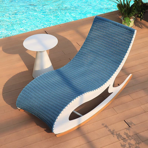 Tumbona <span class=keywords><strong>de</strong></span> Ratán <span class=keywords><strong>de</strong></span> <span class=keywords><strong>Diseño</strong></span> Moderno para Exteriores, Silla <span class=keywords><strong>de</strong></span> Playa, Cama, Tumbona para Hoteles, Villas, Piscinas, Jardines, Parques, Patio - Product Image 1