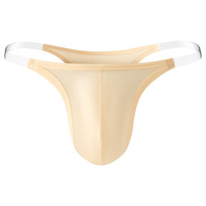 Slip pour <span class=keywords><strong>homme</strong></span> brillant et lisse, sexy, respirant, taille basse, transparent, <span class=keywords><strong>invisible</strong></span>, sans couture, bikini confortable, sous-vêtements - Product Image 5