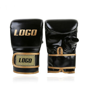 Custom Logo Half Finger Fitness Gloves PU Leather Adjustable <b>Wrist</b> <b>Strap</b> Strength Training Half Finger Gloves - Product Image 5