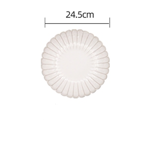 <span class=keywords><strong>Assiette</strong></span> à collation <span class=keywords><strong>en</strong></span> céramique nordique NY-JD02, <span class=keywords><strong>en</strong></span> <span class=keywords><strong>grès</strong></span>, à bord festonné, motif fleur blanche, pour hôtels, restaurants et mariages - Product Image 5