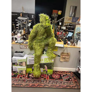 2025 Halloween Hit Green-haired Monster <strong>Grinch</strong> Cosplay Outfit - with Fur Pants Set for Role-playing <strong>Clothing</strong> - Product Image 4