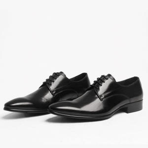Chaussures Oxford en cuir véritable à bout pointu, imperméables, avec sangle réglable et soutien de la voûte plantaire pour hommes, chaussures habillées - Product Image 2