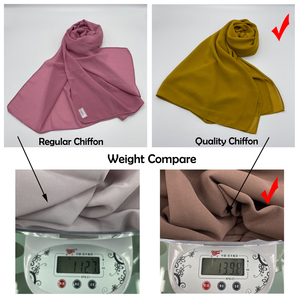 <span class=keywords><strong>JYL</strong></span> Haute Qualité 180*70cm Mousseline de Soie Châle Écharpe Doux et Lisse Perle Mousseline de Soie Long Hijab pour Adultes pour l'Hiver - Product Image 4