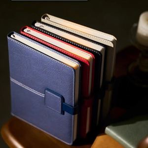 Carnet de notes A5 en cuir PU de luxe Exquite, pour le bureau, les réunions, les étudiants, multicolores, avec boucle magnétique - Product Image 2